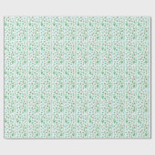 多肉植物の庭園:水彩シームレスな背景。 ラッピングペーパー (フラット)