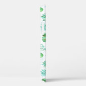 多肉植物の庭園:水彩シームレスな背景。 Case-Mate iPhoneケース (裏面 / 右)