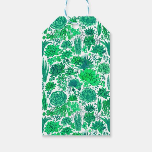 多肉植物の庭 ギフトタグ (裏面)