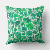 多肉植物の庭 クッション (裏面)