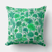 多肉植物の庭 クッション (正面)