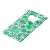 多肉植物の庭 クレジットカード栓抜き (正面アングル)