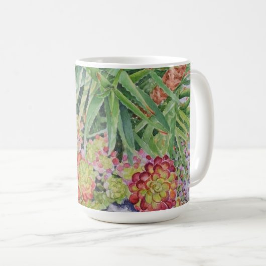 多肉植物の庭 コーヒーマグカップ (正面右)