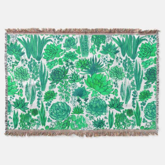 多肉植物の庭 スローブランケット (正面)