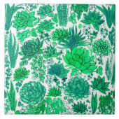 多肉植物の庭 タイル (正面)