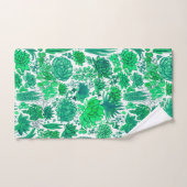 多肉植物の庭 バスタオルセット (ハンドタオル)