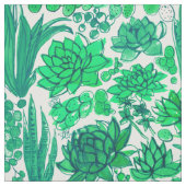 多肉植物の庭 ファブリック (見本)
