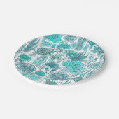 多肉植物の庭 ペーパープレート (アングル)