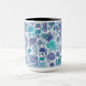 多肉植物の庭 マグカップ (中央)