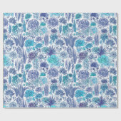 多肉植物の庭 ラッピングペーパー (フラット)