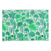 多肉植物の庭 枕カバー (正面右)