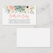 多肉植物の本を持ってきて エンクロージャーカード (正面/裏面)