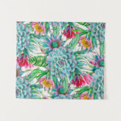 多肉植物の熱帯庭園 タペストリー (正面(横))