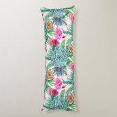 多肉植物の熱帯庭園 ボディピロー (裏面 (縦))