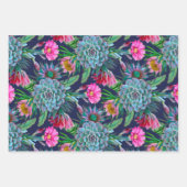 多肉植物の熱帯庭園 ラッピングペーパーシート (正面3)