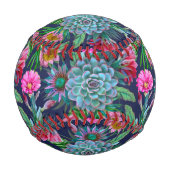 多肉植物の熱帯庭園 野球ボール (裏面)