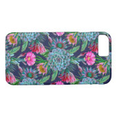 多肉植物の熱帯庭園 Case-Mate iPhoneケース (裏面(横))