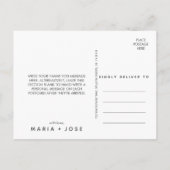 多肉植物の緑ありがとう ポストカード (裏面)