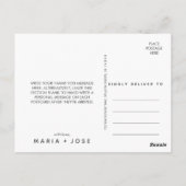 多肉植物の緑ありがとう ポストカード (裏面)