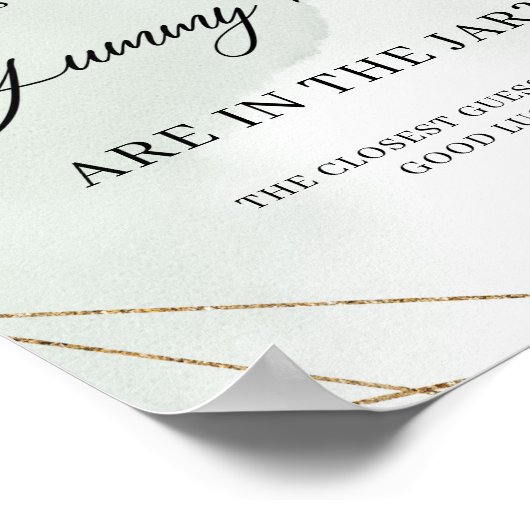 多肉植物の緑はグミベアの数を推測 ポスター (角)