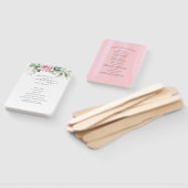 多肉植物の緑結婚式 プログラムハンドファン ハンドファン (組立なし)