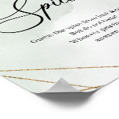 多肉植物の花の黄金の名はスパイスゲームの看板です ポスター (角)