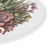 多肉植物の花束 グリーン ピンク カッティングボード (角)