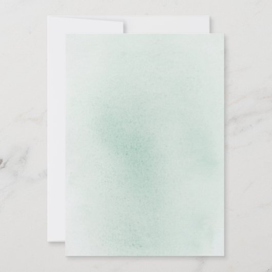 多肉植物の金ゴールド葉リハーサルディナー 招待状 (裏面)