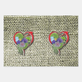 多肉植物を愛する園芸植物 ラッピングペーパーシート