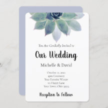 多肉植物エレガントタイポグラフィ結婚ズ