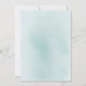 多肉植物グリーンカボチャのドレスブライダルシャワーI 招待状 (裏面)