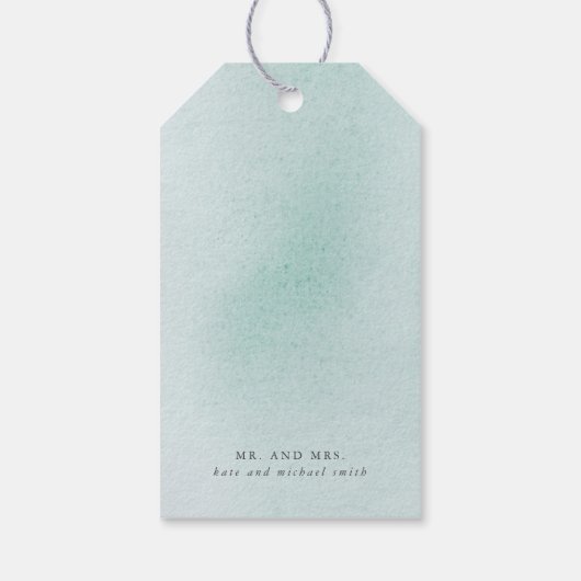 多肉植物グリーンリーと金ゴールドカボチャ秋 ギフトタグ (裏面)