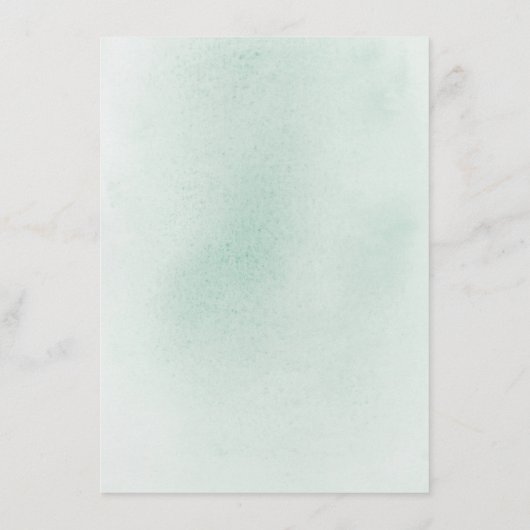 多肉植物グリーンリーバラ結婚金ゴールド詳細 エンクロージャーカード (裏面)