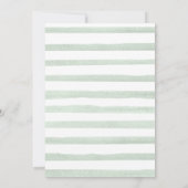 多肉植物サボテンポットウッドベビーシャワー 招待状 (裏面)