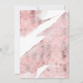 多肉植物バラ金ゴールドグリッターバプテスマ 招待状 (裏面)