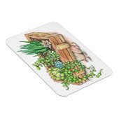 多肉植物プランターボックス マグネット (右側)