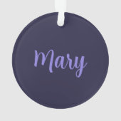 多肉植物心地よい色に取り付かれる オーナメント (裏面)