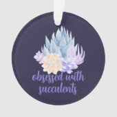 多肉植物心地よい色に取り付かれる オーナメント (正面)