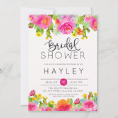 多肉植物性ブライダルシャワー招待状 招待状 (正面)