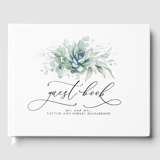 多肉植物結婚グリーンズゲストブック ゲストブック (正面)