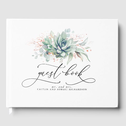 多肉植物結婚グリーンズゲストブック ゲストブック (正面)