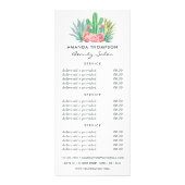 多肉植物美しいサロンサービス ラックカード (正面)