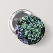 多肉植物自然 缶バッジ (正面&裏面)