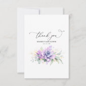 多肉植物金ゴールド緑の赤ちゃんシャワーありがとう サンキューカード (正面)