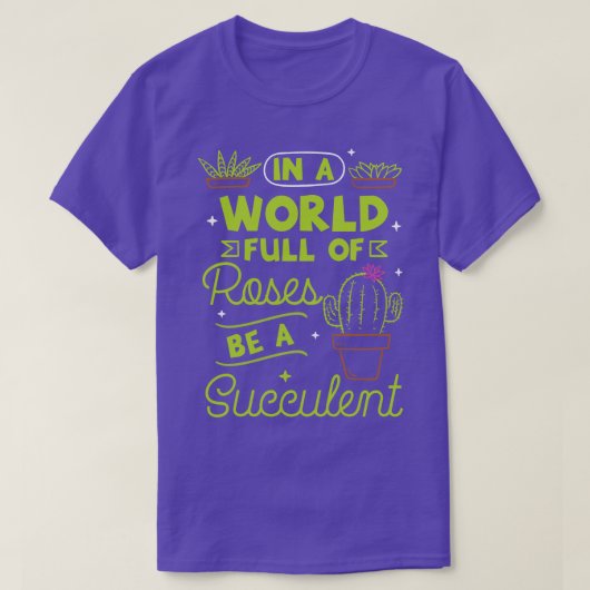 多肉植物1 Tシャツ (デザイン正面)
