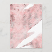 多肉植物 グリーン ローズゴールド ウェディング 情報 エンクロージャーカード (裏面)