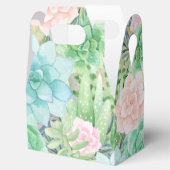 多肉植物 |ゴージャスな水彩 フェイバーボックス (オープン)