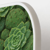 多肉植物&サボテン植物柄ピックボールPa ピックルボールラケット (左詳細)