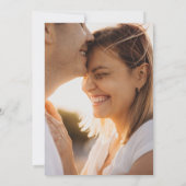 多肉植物 |写真カジュアル結婚の 招待状 (裏面)