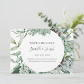 多肉植物 |日付を水平に保存 セーブザデート (スタンド正面)